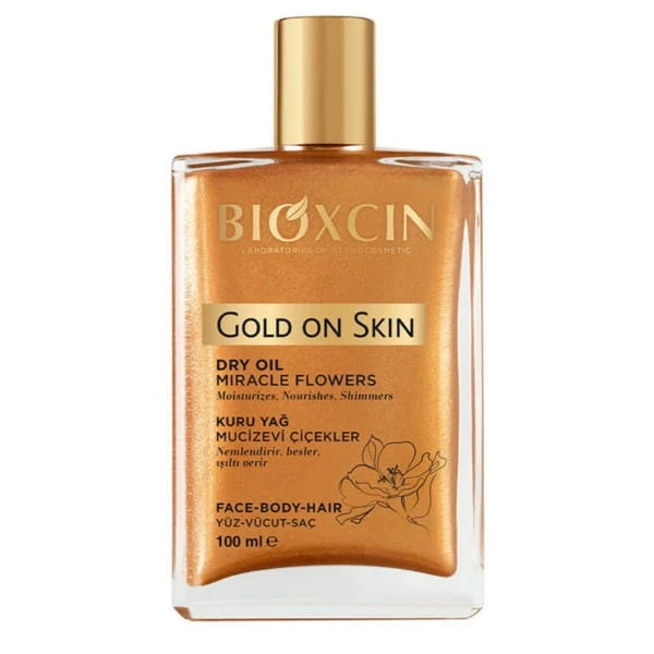 Bioxcin Gold Dry Oil Iho Kasvot Hiukset 100 ml