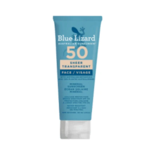 Blue Lizard Sunscreen Lotion Sheer Face SPF 50