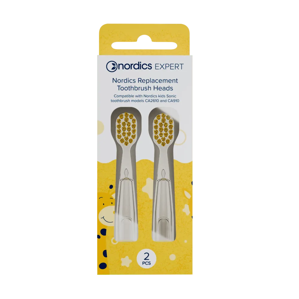 BROSSE À DENTS SONIC TIPS CA910 LASTEN KELTAINEN - NORDICS EXPERT