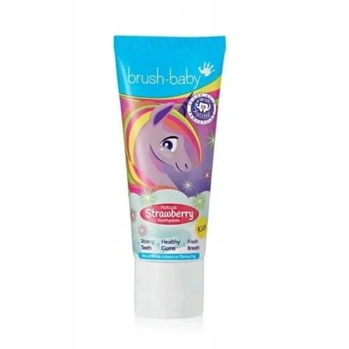 BRUSH-BABY Lapsen hammastahna 3+ mansikka 50ml