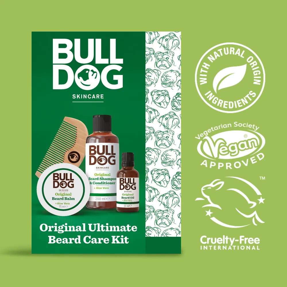 Bldg alkuperäinen Ultimate Beard Care Kit 25 Bulldog Skincare