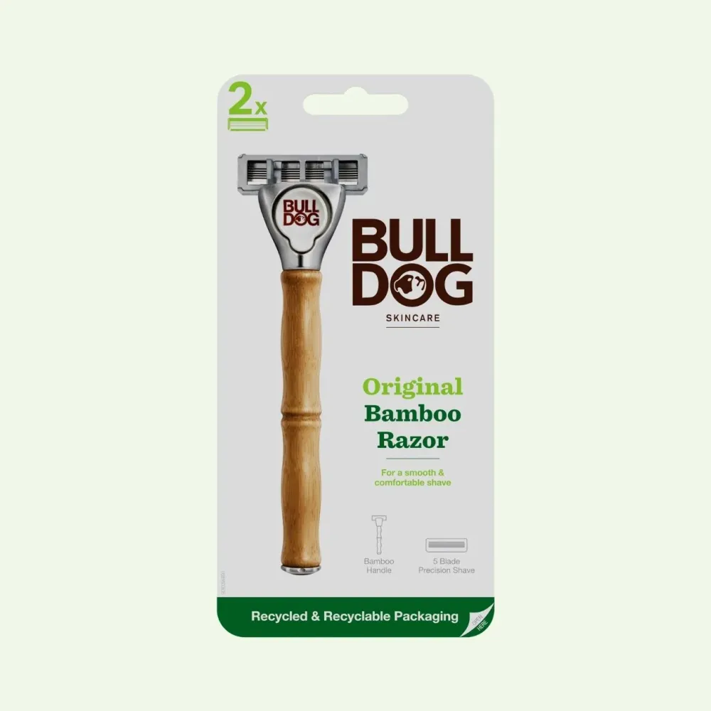 Alkuperäinen bambu -partaveitsi Bulldog UK