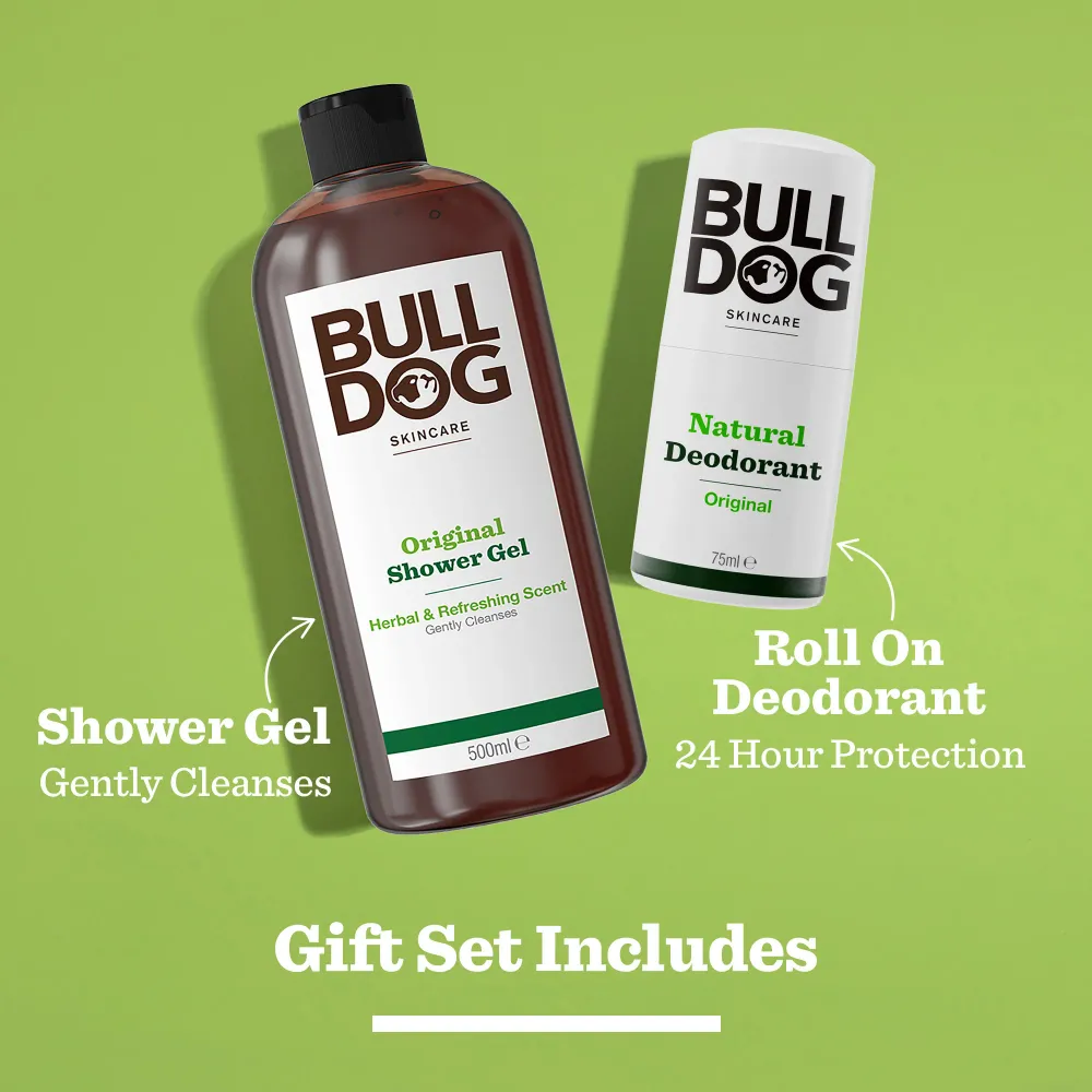 Alkuperäinen kehonhoitoduo Bulldog UK