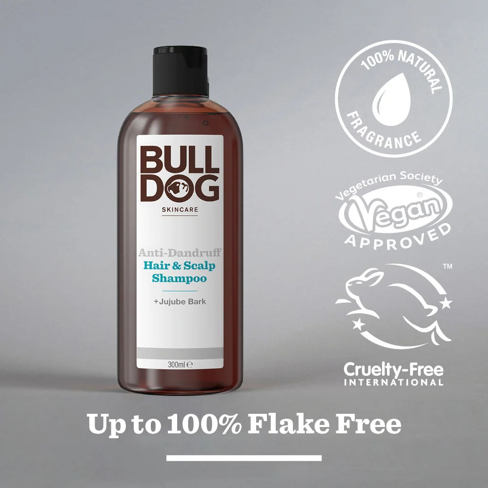 Anti-hilsedruffin shampoo Bulldog UK