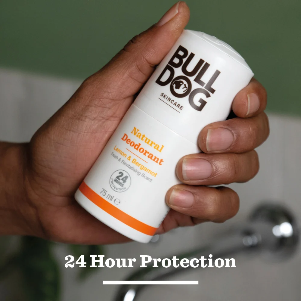 Sitruuna ja bergamot luonnollinen deodorantti Bulldog UK
