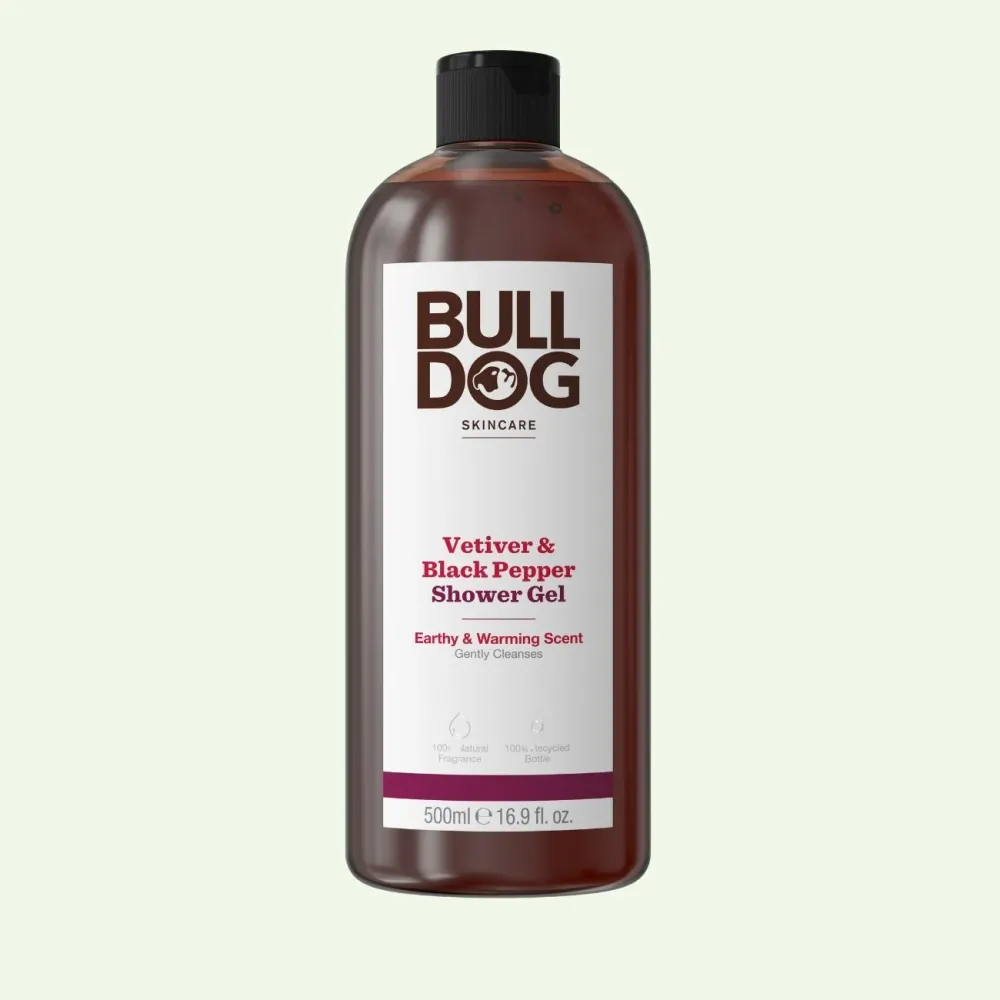 Vetiver ja mustapippurisuihkugeeli Bulldog UK