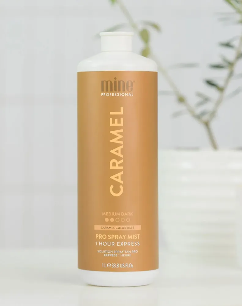 Caramel -Rusketussuihke