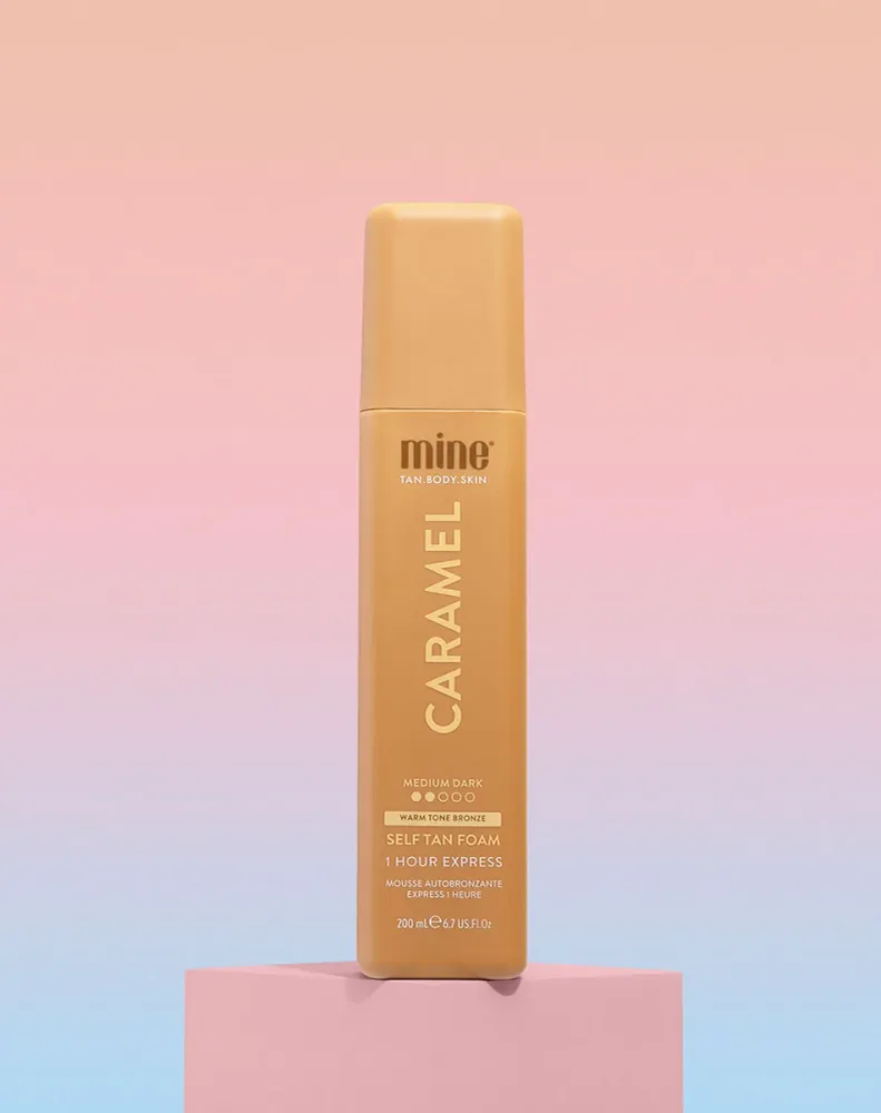Caramel -Rusketusvaahto
