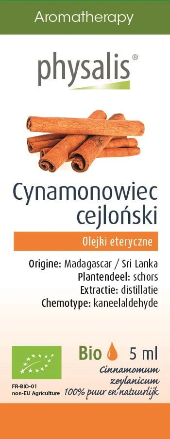 CEJLOAN CINEMONIUM ETERIAL OIL (CANEEL) LUOMU 5 ml - PHYSALIS
