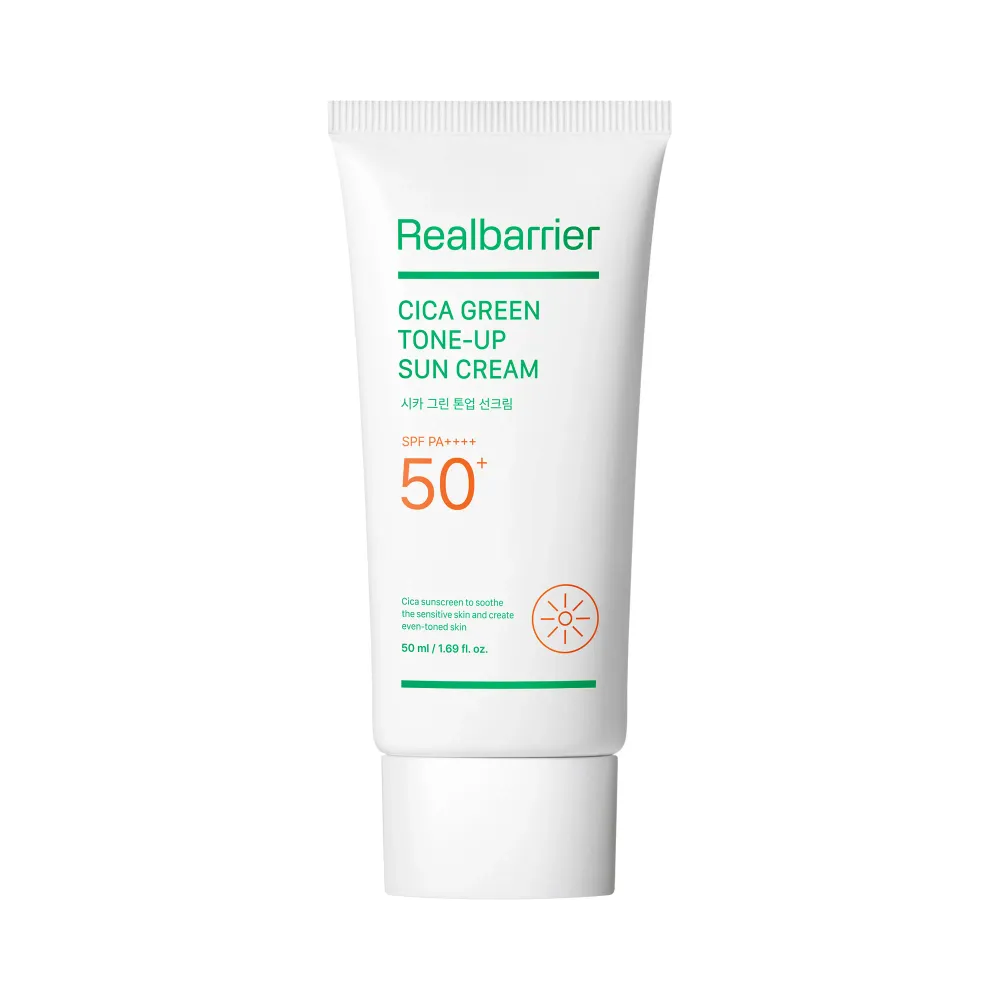 CICA VIHREÄ SÄVYTYS SPF 50 ml - REAL BARRIER Auringonsuoja KOREALAINEN SÄVYTYSVOIDE 50 ml - REAL BARRIER