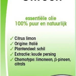 Citroen eteerinen öljy (sitruuna) LUOMU 10 ml - PHYSALIS