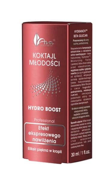 Cocktail de jeunesse - nuorentava vaikutus, hydraatio hydro boost - AVA