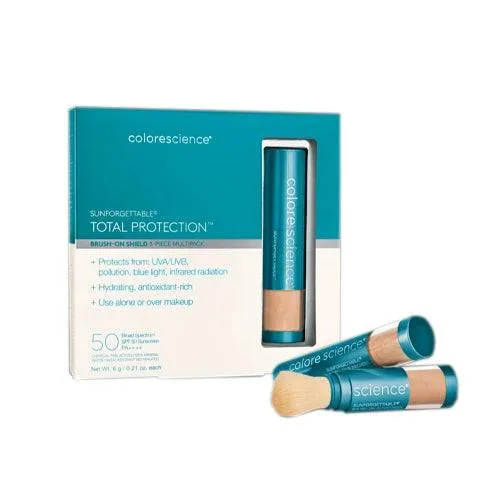 Colorescience Enviroscreen Total Protection Brush -on Shield SPF 50 MultipAck - Keskipitkä