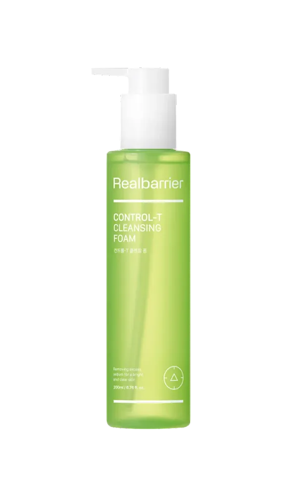 CONTROL-T Puhdistava, Talirauhasia Säätlevä Korealainen IhoVaahdotus 200 ml - REAL BARRIER