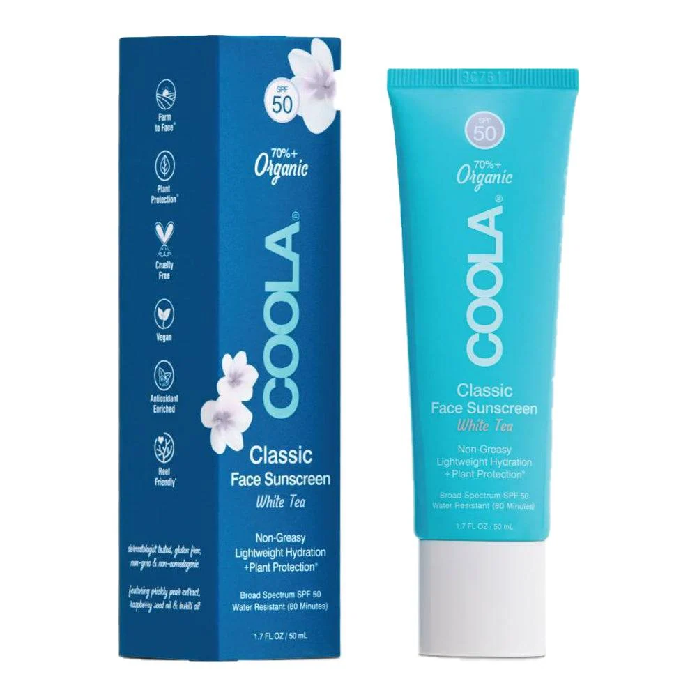 Coola Face Sport SPF50 White Tea -kosteusvoide