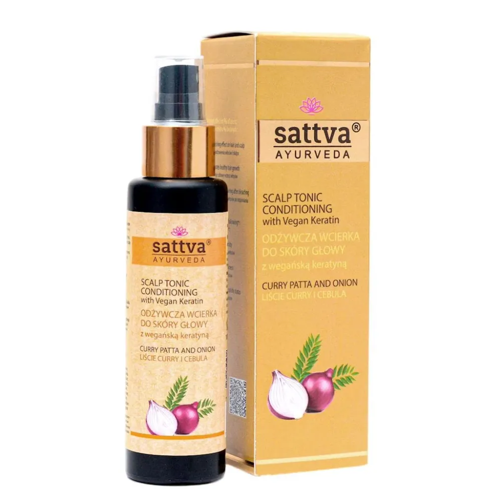 CURRY & SIPULILEHTI RAVINTOHOIDON PÄÄNAHOLLE PYHKIJÄ 100 ml - SATTVA (AYURVEDA)