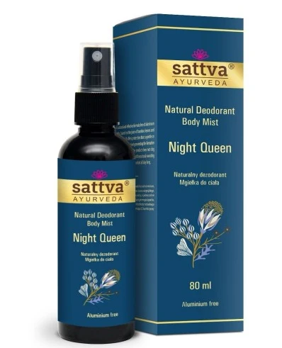 DEODORANTTI - ROYAL NIGHT KOKOVARTALOHARJA 80 ml - SATTVA (AYURVEDA)
