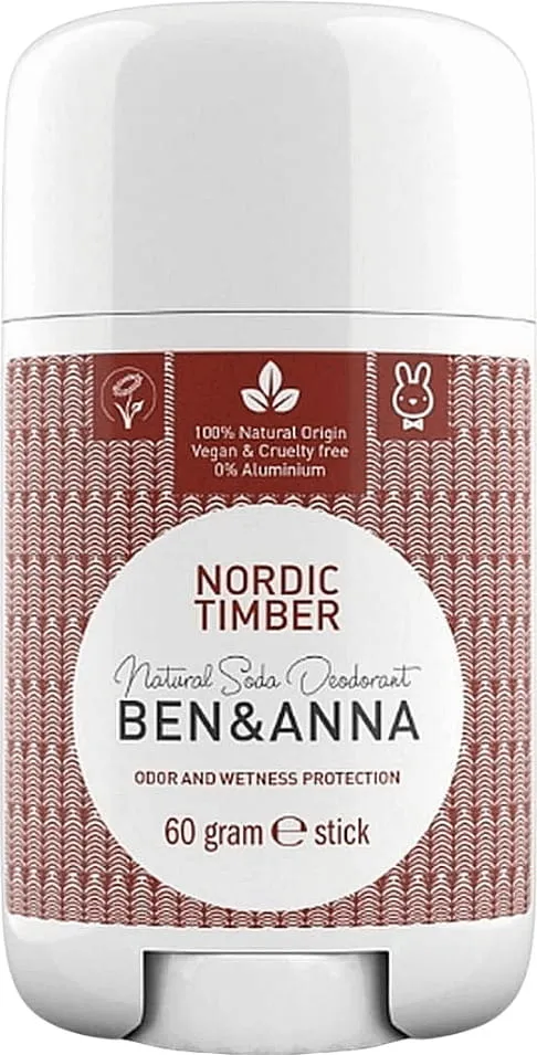 Deodoranttikapu pohjoismaisesta puusoodasta 60 g - BEN & ANNA
