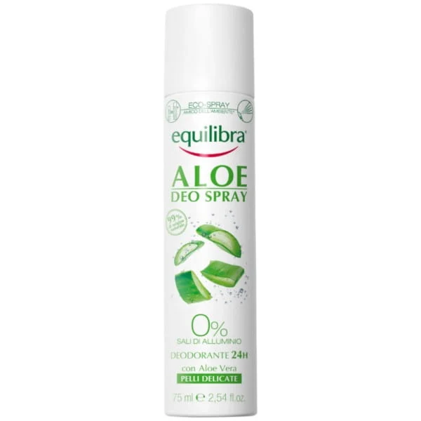 Deodoranttisuihke Aloès 75 ml EQUILIBRA