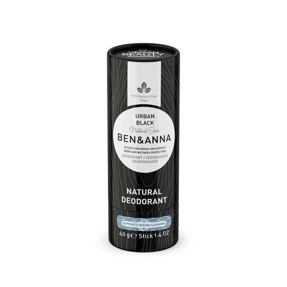 DEODORANTTITIKKU URBAN BLACK ECO Soda 40 g - BEN & ANNA