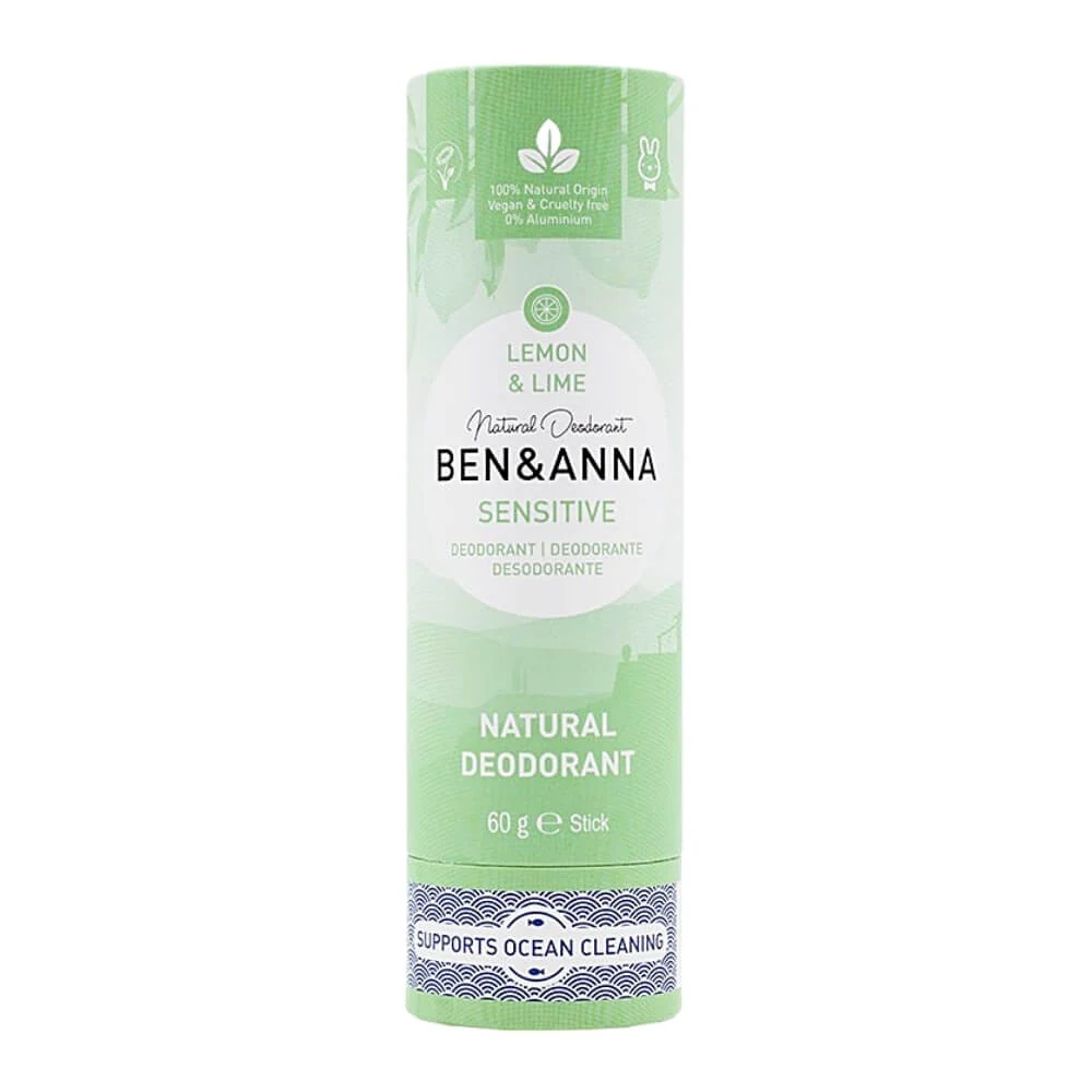 Deo-Stick ilman soodaa Lemon & Lime Sensitive Eco 60 g - BEN & ANNA
