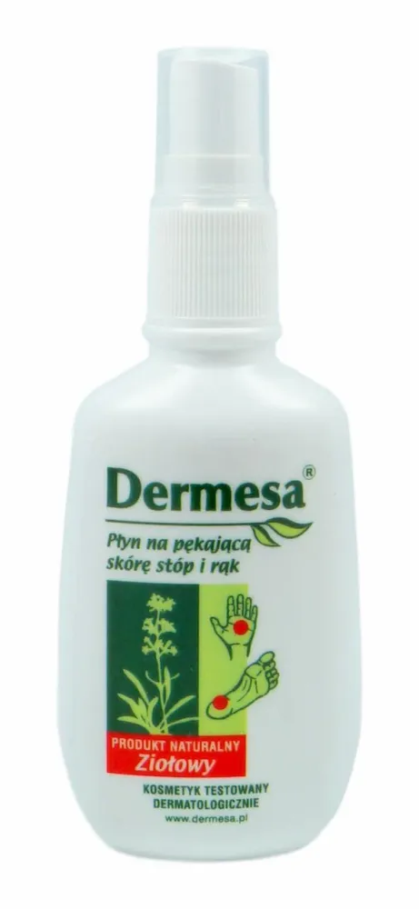 DERMESA neste halkeilevalle jalkojen ja käsien iholle 65ml