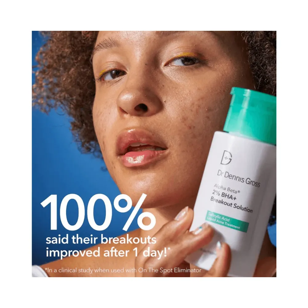 Tohtori Dennis Gross Alpha Beta 2% BHA+ Breakout -ratkaisu Dr Dennis Gross