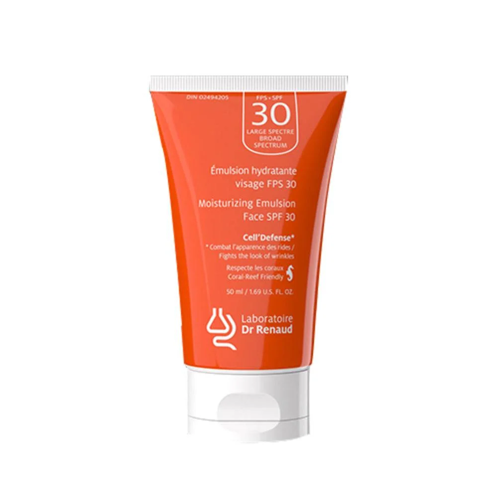 Tohtori Renaud Broad Spectrum kosteuttava emulsio kasvot SPF 30 Dr Renaud