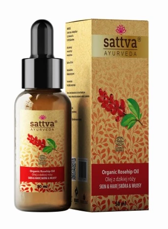 ECO Wildrose ruumiin- ja hiuksöljy 50 ml - SATTVA (AYURVEDA)