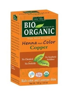 EKO kupari hiukset henna 100g VALLÉE DE L'INDUS