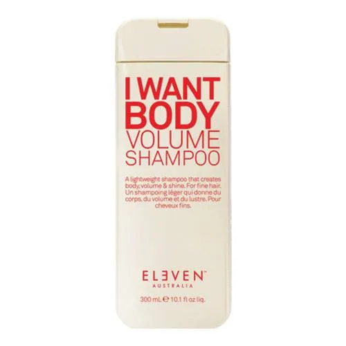 Yksitoista Australia haluan kehon äänenvoimakkuuden shampoo Eleven Australia