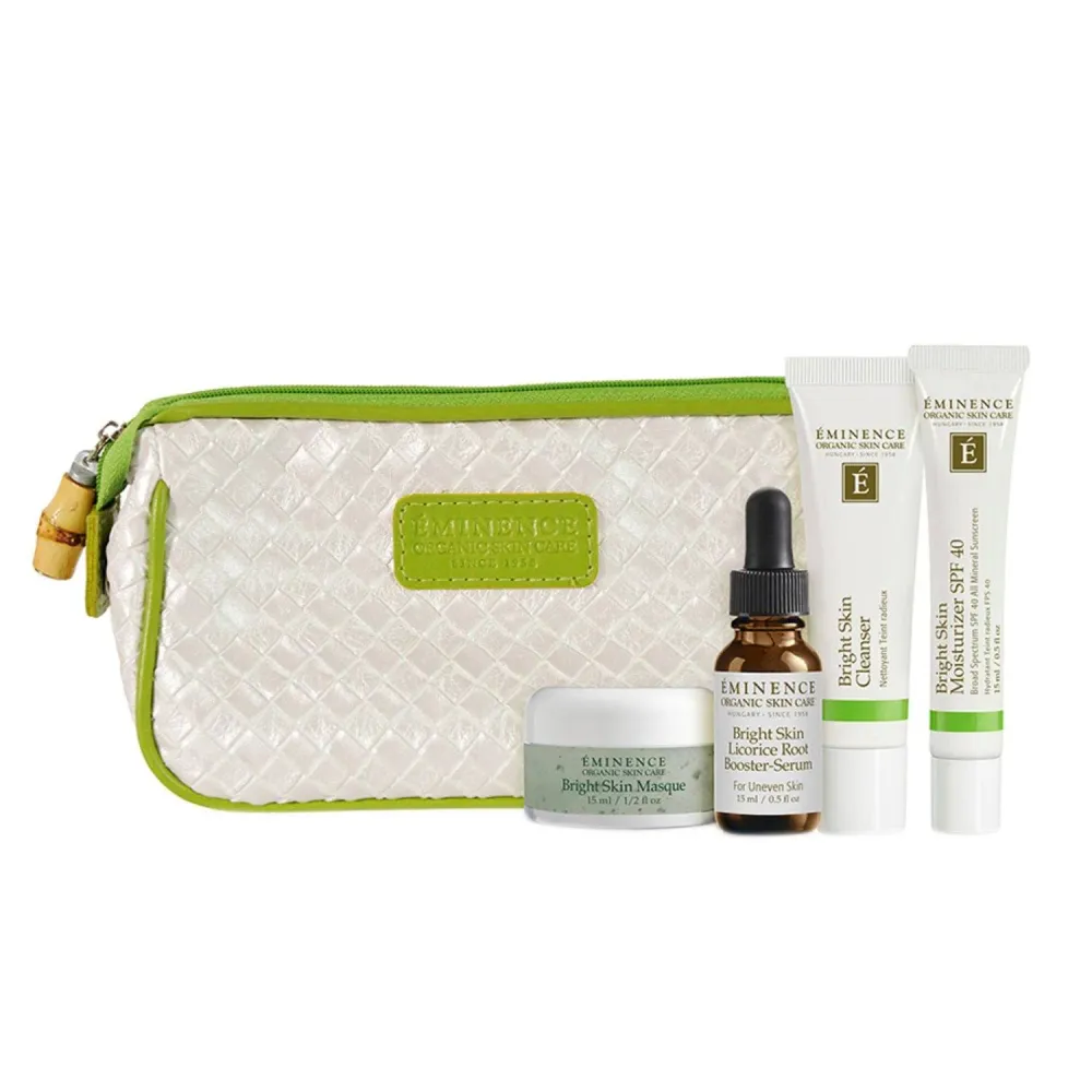EMINCE ORGINES BRIGHT SKINEN SEKSIMINEN SET Eminence Organics