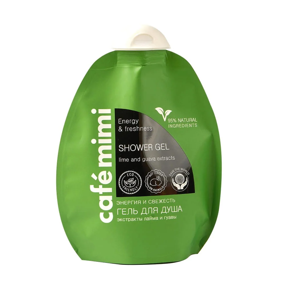 Energiaa ja raikautta antava suihkugeli 250 ml CAFEMIMI