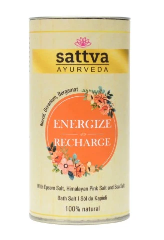 Energisoiva ja lämmittävä kylpyasu 300 g - SATTVA (AYURVEDA)