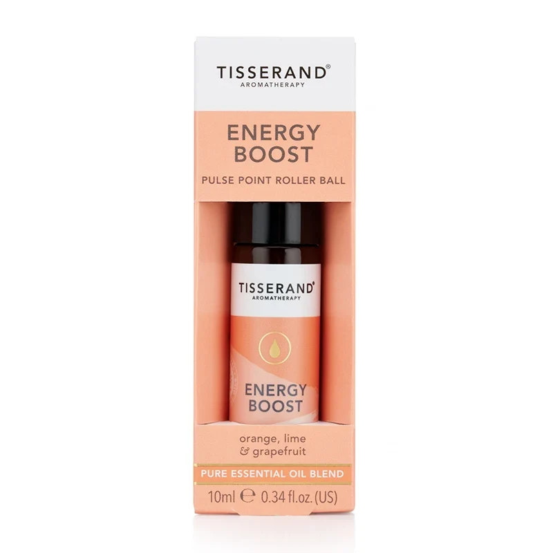Energy Boost -pistehierontarulla 10 ml Tisserand Aromatherapy