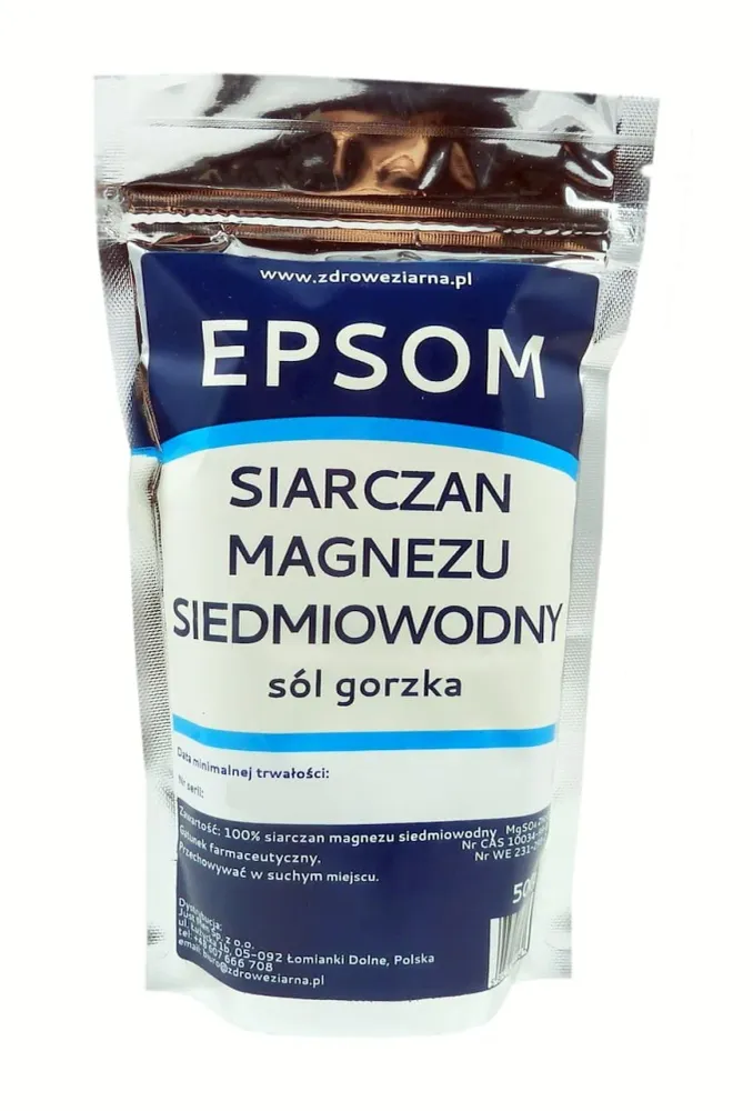 Epsom-suola 500g - magnesiumsulfaatti heptahydraatti K2