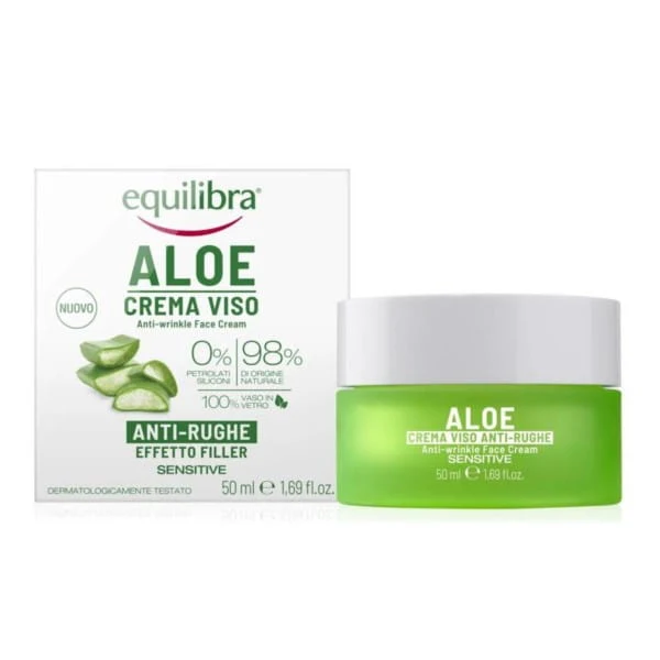 Equilibra Aloe veraa sisältävä ryppyjä ehkäisevä voide 50 ml