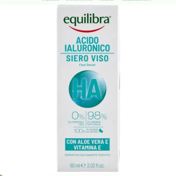 Equilibra kasvoseerumi hialuronihapolla 60