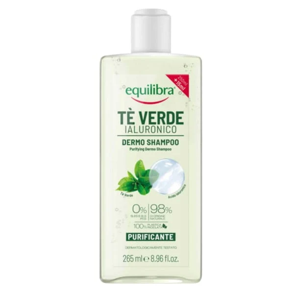 Equilibra Puhdistava shampoo vihreällä teellä