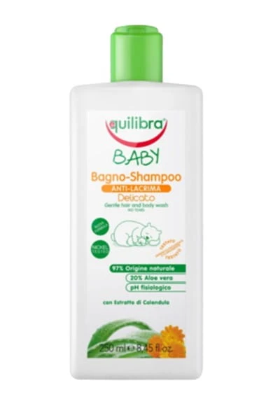 EQUILIBRA-vauvan shampoo ruumiille ja hiuksille