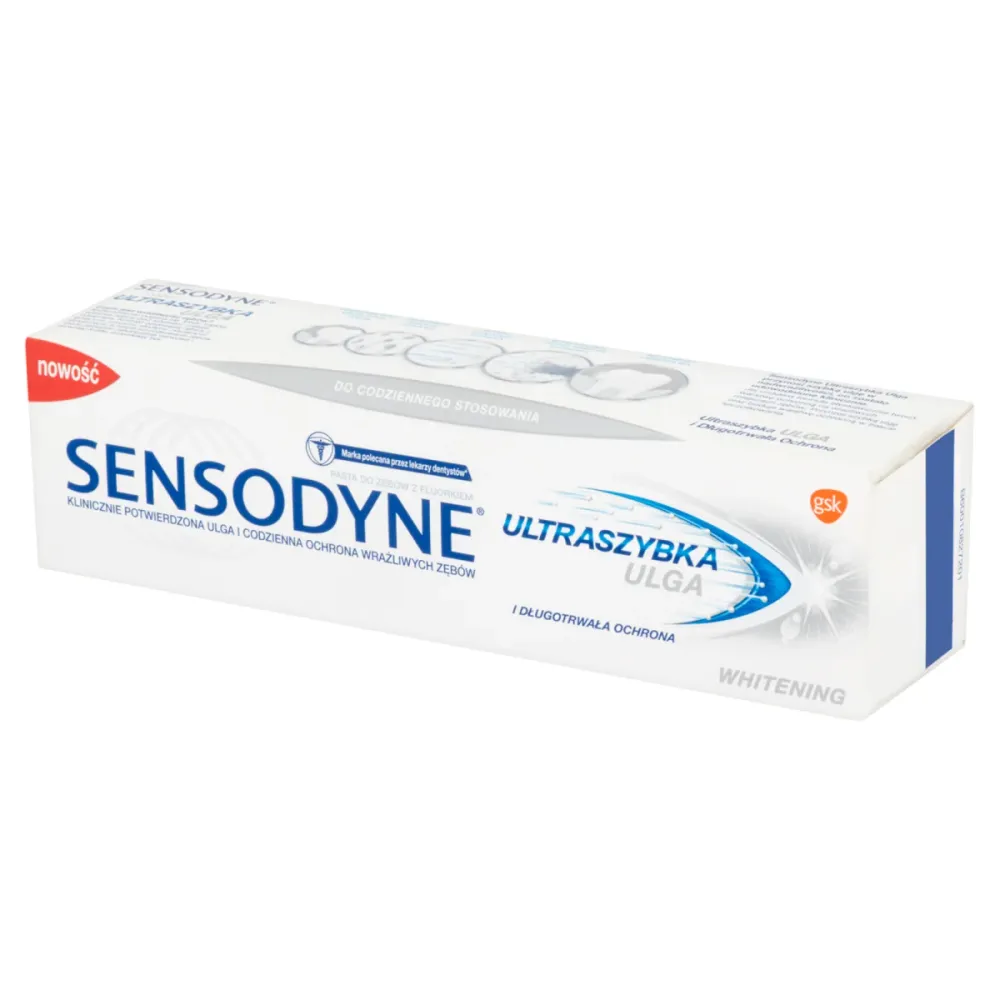 Erittä nopea valkaiseva hammastahna, lievitys 75 ml - GSK