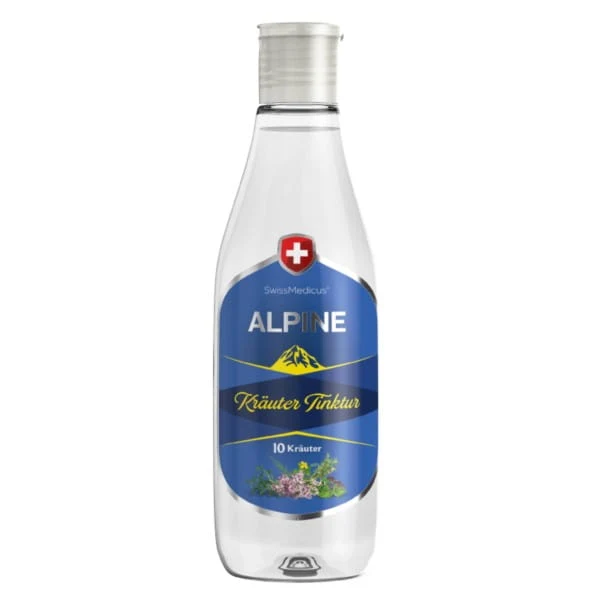 Un esprit extrait de 10 herbes 250 ml SWISSMEDICUS