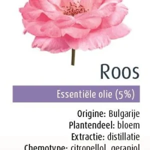 Eteerinen öljy Damaskoksen ruusu (roos) LUOMU 10 ml - PHYSALIS