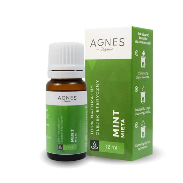 Eteerinen minttuöljy 12 ml - AGNES ORGANIC