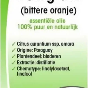 Eteerinen Petitgrain-öljy (appelsiinipuu) LUOMU 10 ml - PHYSALIS