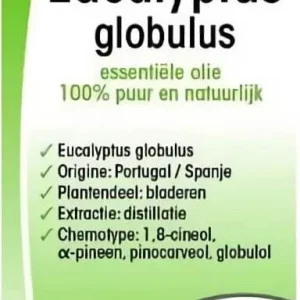 Eucalyptus globulus (Kugel-eukalyptus) eteerinen öljy LUOMU 10 ml - PHYSALIS