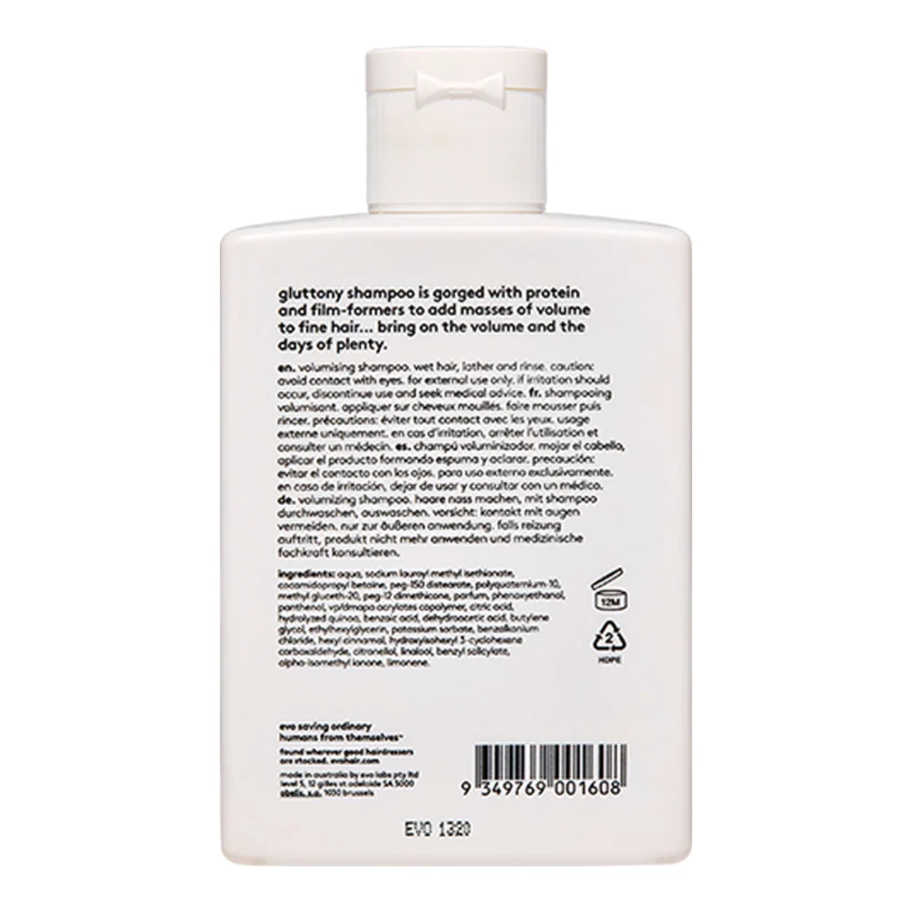 Evo Gluttony Volume shampoo