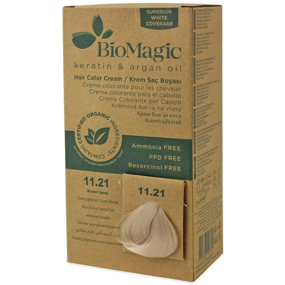 EXTRA BRIGHT CRISTAL BLOND HIUSVÄRI (11.21) 250 g - BIOMAGIC