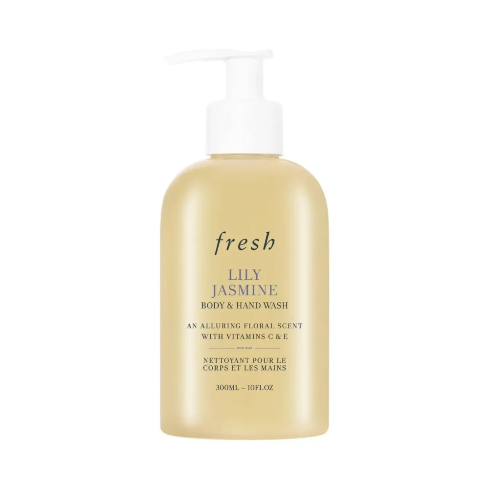 Tuore lilja jasmiinirunko ja käsinpesu Fresh