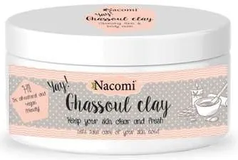 Ghassoul savi 94g NACOMI kasvojen puhdistusaine